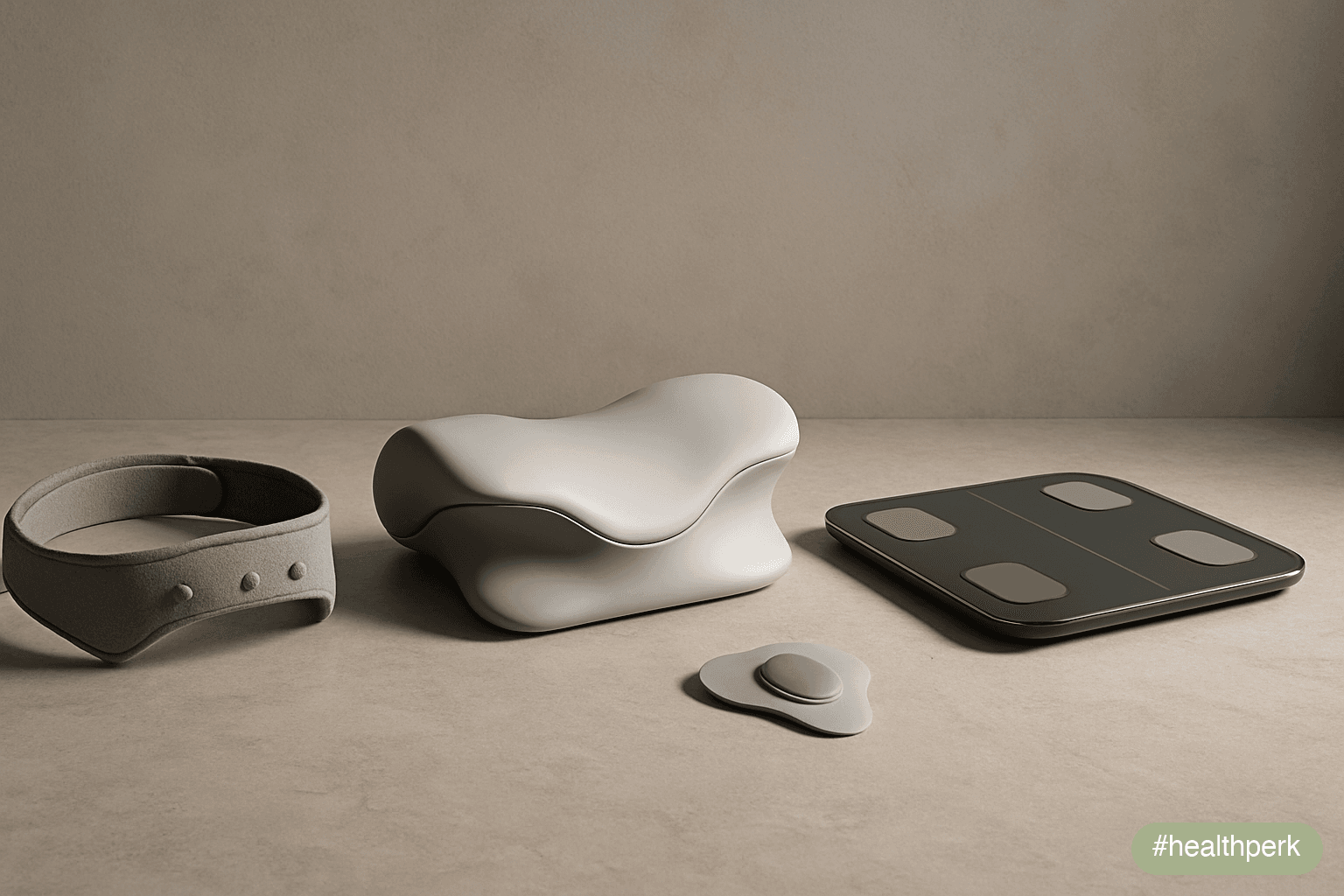 hero — lineup of 2026 sleep tracking devices on a nightstand