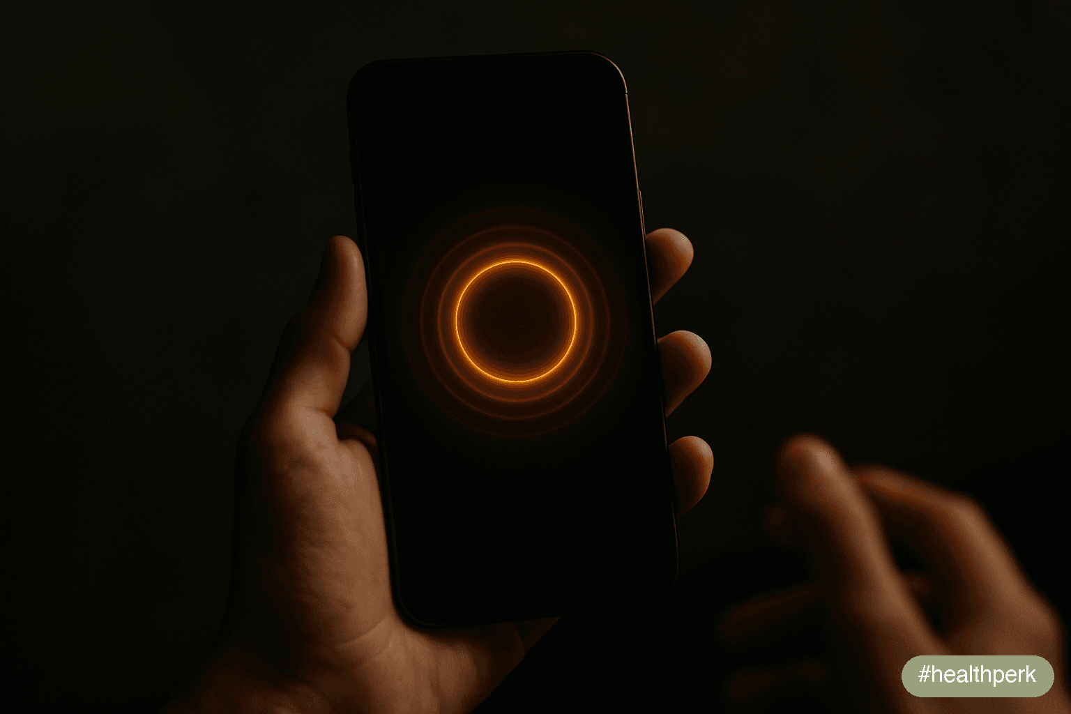 Photo of a phone screen showing One Sec's mandatory pause animation before opening Instagram, illustrating apps to reduce distractions as friction injected at the moment of habitual reach