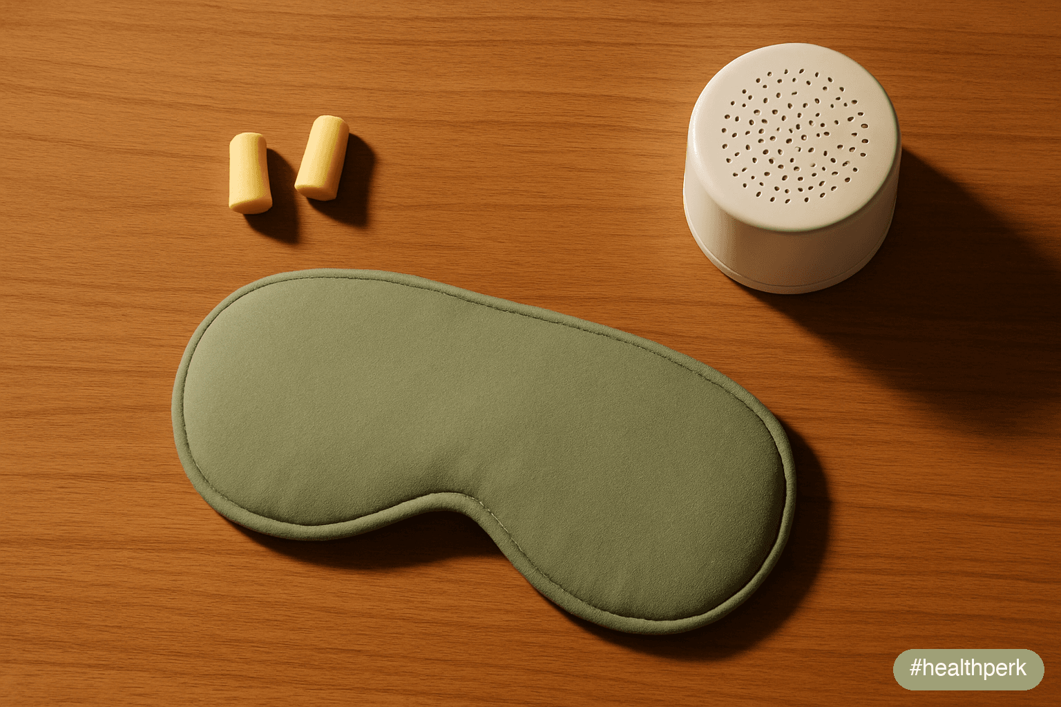 earplugs and eye mask