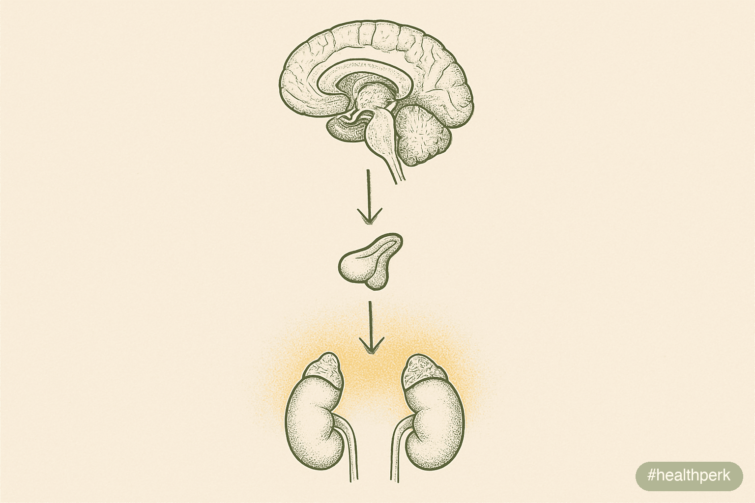 HPA axis schematic and morning cortisol rise