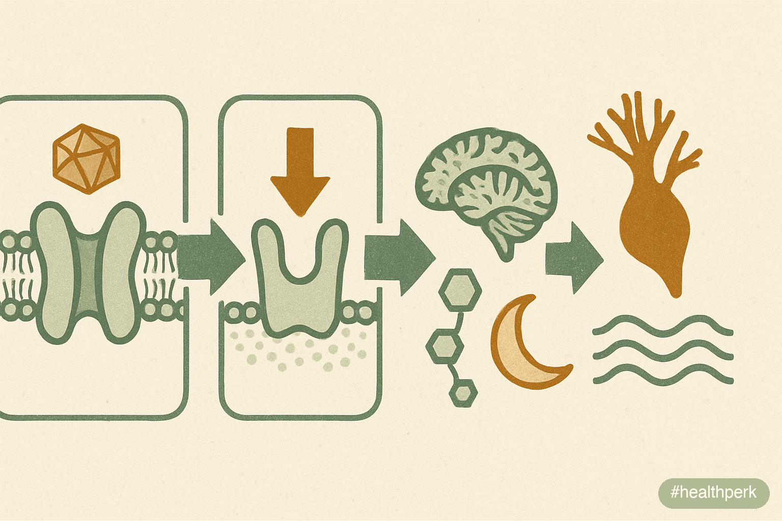mechanism diagram of magnesium and the sleep system