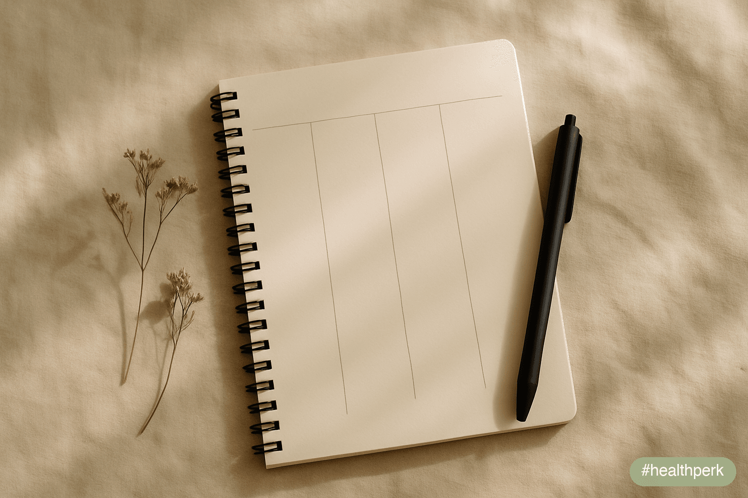 Photo of a notebook page with four columns labeled "General health", "Cardiovascular triglycerides", "Mood (adjunctive)", "Pregnancy & lactation" — alongside a small fish oil softgel and an algal oil