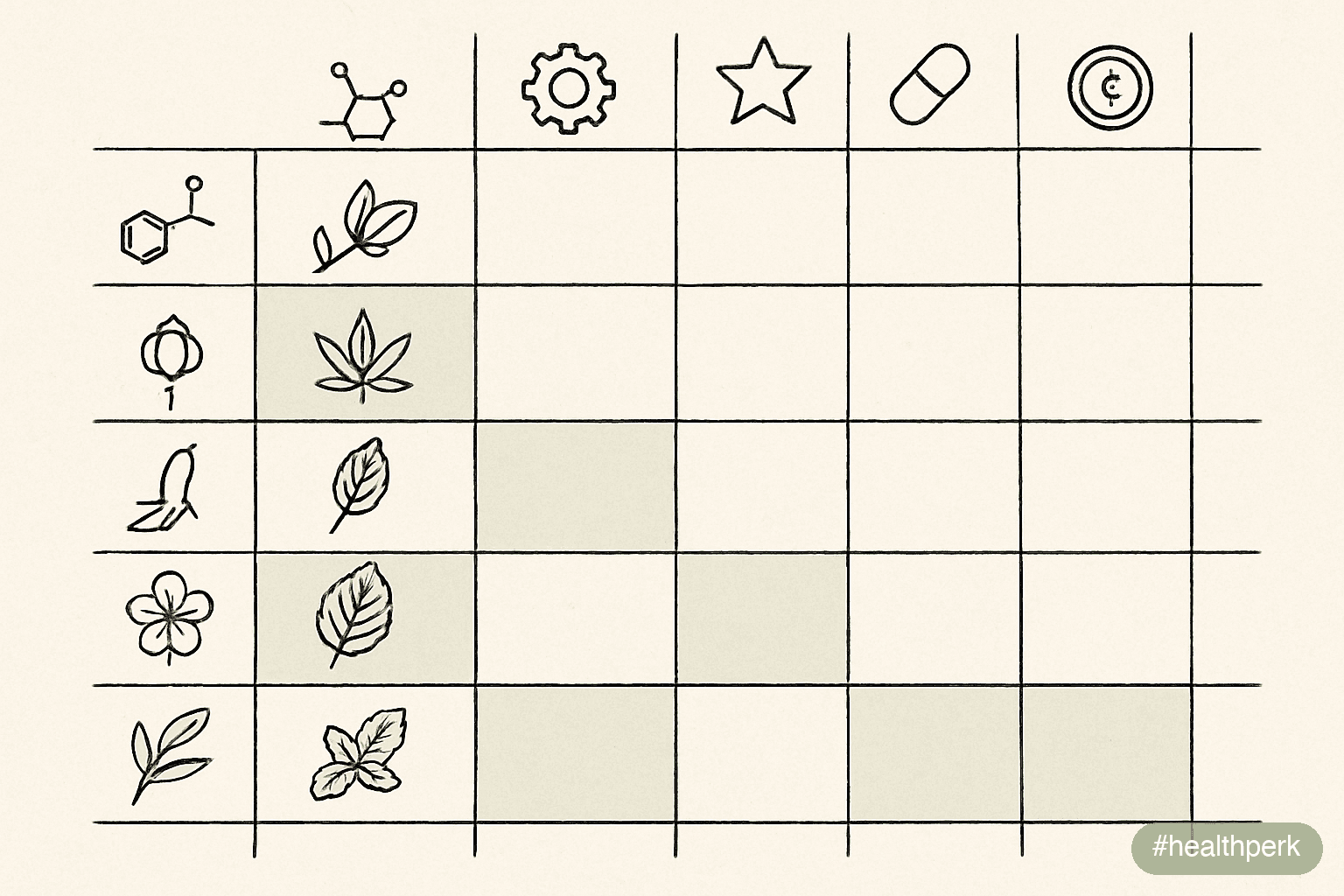 comprehensive sleep supplements comparison matrix